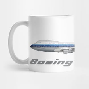 KLM Royal Dutch Airlines 747-206B Tee Shirt Version Mug